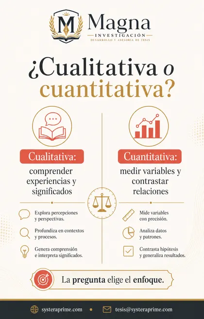 Investigación cualitativa o cuantitativa: cómo elegir